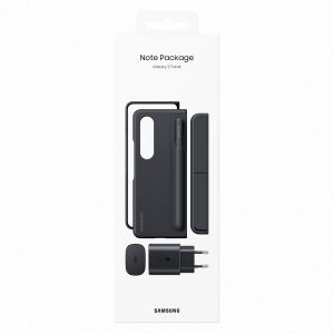Starter Kit Husa + S-Pen + Incarcator pentru Samsung Galaxy Z Fold4, Black