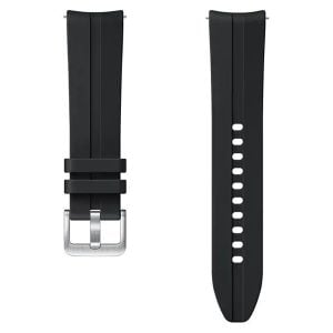 Bratara Ridge Sport Band pentru SAMSUNG Galaxy Watch3, Small-Medium, ET-SFR85SBEGEU, Negru (20mm)