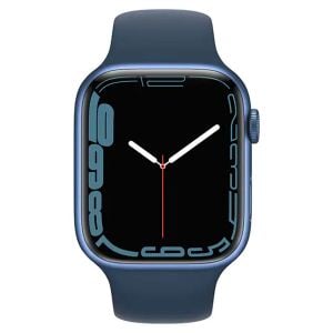 Ceas Smartwatch Apple Watch Series 7, 41mm, Blue Aluminium Case, Abyss Blue Sport Band, GPS, Regular
