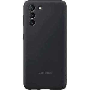 Husa telefon Samsung Silicone Cover pentru Samsung Galaxy S21, EF-PG991TBEGWW, Negru