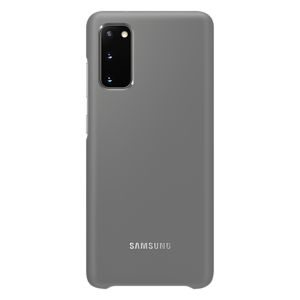 Husa de protectie telefon Samsung LED Cover pentru Samsung Galaxy S20, EF-KG980CJEGEU, Gri