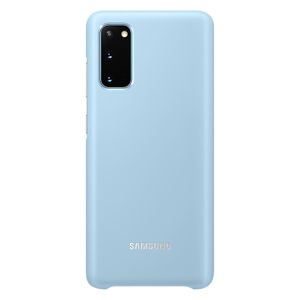 Husa de protectie telefon Samsung LED Cover  pentru Samsung Galaxy S20, EF-KG980CLEGEU, Albastru
