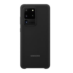 Husa de protectie telefon Samsung Silicone Cover pentru Samsung Galaxy S20 Ultra, EF-PG988TBEGEU, Negru