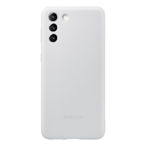 Husa de protectie telefon Samsung Silicone Cover pentru Samsung Galaxy S21+, EF-PG996TJEGWW, Gri