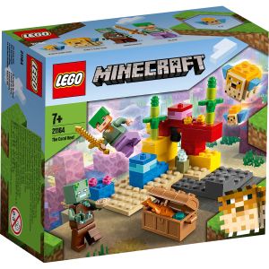 LEGO® Minecraft: Reciful de corali 21164, 92 piese, Multicolor
