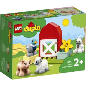 LEGO® DUPLO: Ingrijirea animalelor de la ferma 10949, 11 piese, Multicolor