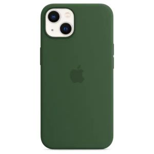 Husa telefon Apple pentru Apple iPhone 13, Silicone Case, MagSafe, Clover (Seasonal Fall 2021)