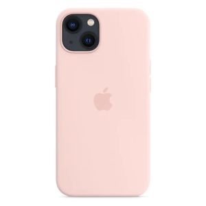 Husa telefon Apple pentru Apple iPhone 13, Silicone Case, MagSafe, Chalk Pink