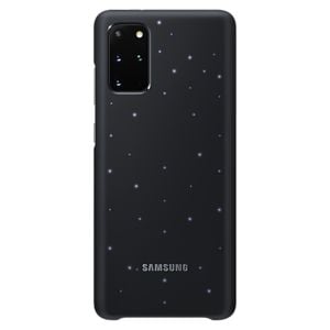 Husa de protectie telefon Samsung LED Cover  pentru Samsung Galaxy S20+, EF-KG985CBEGEU, Negru