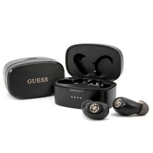 Casti In-Ear Guess 4H, True Wireless, Bluetooth 5.0, Rezistente la Apa, GUTWSJL4GBK, Negru