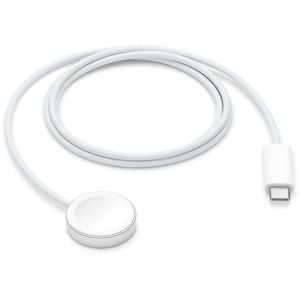 Cablu de date magnetic pentru Apple Watch, Type C, Fast Charge, 1m, Alb