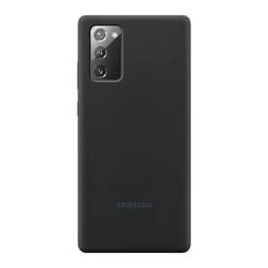 Husa de protectie telefon Samsung Silicone Cover pentru Samsung Galaxy Note 20, EF-PN980TBEGEU, Negru