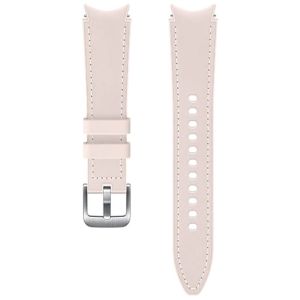 Curea pentru Samsung Galaxy Watch4 si Watch4 Classic, Hybrid Leather, M/L, Pink