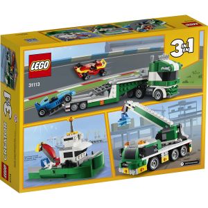 LEGOÂ® Creator - Transportor de masini de curse 31113, 328 piese