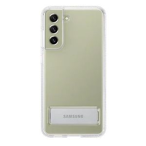 Husa telefon Samsung pentru Samsung Galaxy S21 FE, Standing Cover, Transparent