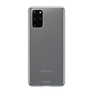 Husa de protectie telefon Samsung Clear Cover pentru Samsung Galaxy S20+, EF-QG985TTEGEU, Transparent