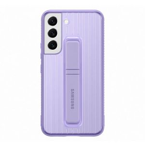 Husa telefon Samsung, Protective Standing Cover pentru Samsung Galaxy S22, Lavender