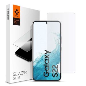 Folie protectie pentru Samsung Galaxy S22, Spigen, 2.5D, Transparent