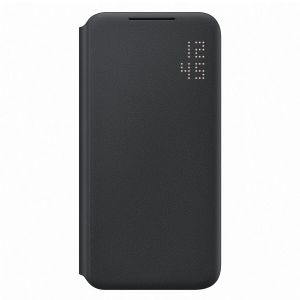 Husa telefon Samsung, Smart LED View Cover pentru Samsung Galaxy S22, Black
