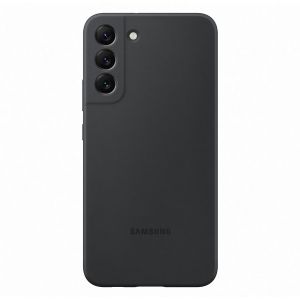 Husa telefon Samsung, Silicone Cover pentru Samsung Galaxy S22+, Black