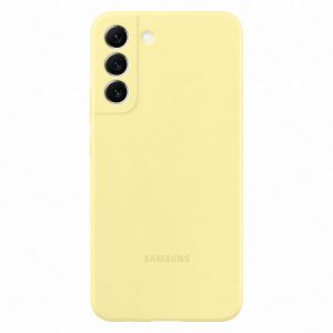 Husa telefon Samsung pentru Samsung Galaxy S22, Silicone Cover, Yellow