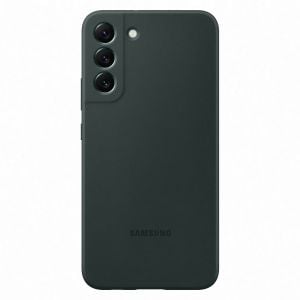 Husa telefon Samsung pentru Samsung Galaxy S22, Silicone Cover, Dark Green