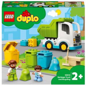 LEGO® DUPLO: Camion de gunoi 10945, 19 piese, Multicolor