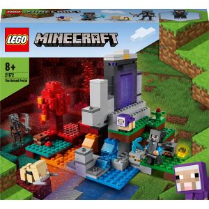 LEGO® Minecraft: Portalul ruinat 21172, 316 piese, Multicolor