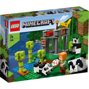 LEGO® Minecraft: Cresa ursilor Panda 21158, 204 piese, Multicolor