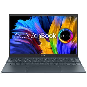 Laptop ASUS Zenbook 13, OLED UX325EA-KG230, Intel Core i5-1135G7 pana la 4.2GHz, 13.3" Full HD, Free Dos, Gri