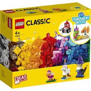 LEGO® Classic: Caramizi transparente 11013, 500 piese, Multicolor