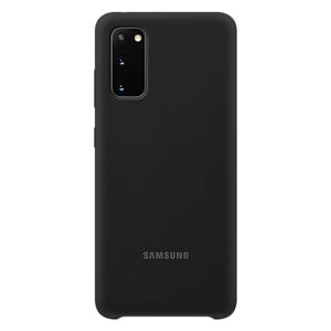 Husa de protectie telefon Samsung Silicone Cover pentru Samsung Galaxy S20, EF-PG980TBEGEU, Negru