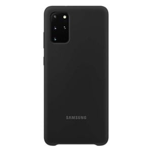 Husa de protectie telefon Samsung Silicone Cover pentru Samsung Galaxy S20+, EF-PG985TBEGEU, Negru