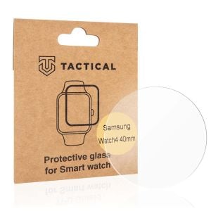 Folie protectie smartwatch pentru Samsung Galaxy Watch 4 40mm, Tactical, Plastic, Transparent
