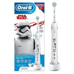 Periuta de dinti electrica Oral-B, Junior D501 Star Wars (PRO2 tech) pentru copii, Alb