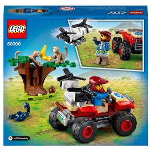 LEGO® City: ATV de salvare a animalelor 60300, 74 piese, Multicolor