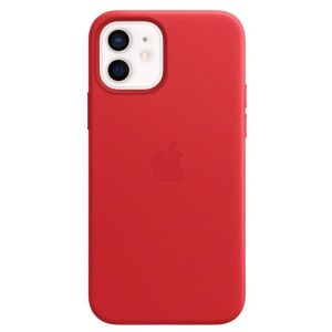 Husa telefon Apple pentru iPhone 12/12 Pro, MagSafe, Silicon, Red