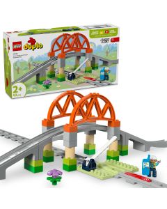 LEGO DUPLO: Set de extindere Pod cu sine de cale ferata