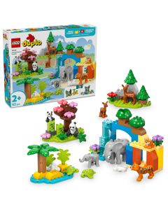 LEGO DUPLO: Familii de animale salbatice 3 in 1