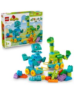 LEGO DUPLO: Dinozauri pe roti 3in1, 10451