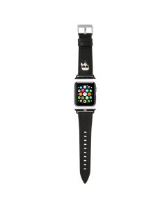 Curea smartwatch Karl Lagerfeld, Karl Head PU Watch Strap pentru Apple Watch 38/40 mm, Negru