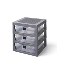 LEGO Cutii depozitare: Organizator LEGO cu trei sertare