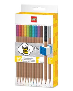 LEGO Ghiozdane si rechizite: Set 12 creioane colorate LEGO 
