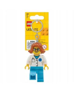 LEGO Lampi si brelocuri cu LED: Breloc LEGO Iconic cu LED - Femeie Doctor