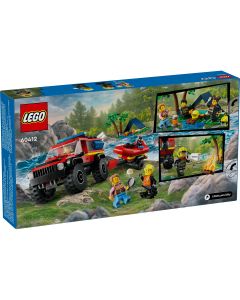 LEGO City: Camion 4X4 si barca de pompieri