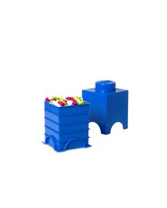 LEGO Cutii depozitare: Cutie depozitare LEGO 1 albastru inchis