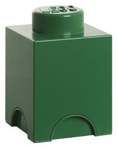 LEGO Cutii depozitare: Cutie depozitare LEGO 1 verde inchis