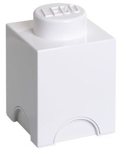 LEGO Cutii depozitare: Cutie depozitare LEGO 1 alb