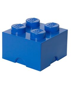 LEGO Cutii depozitare: Cutie depozitare LEGO 2x2 albastru inchis