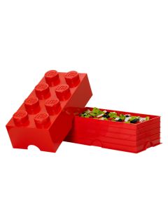 LEGO Cutii depozitare: Cutie depozitare LEGO 2x4 rosu